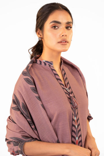 Alkaram FW-27-22-Pink Winter Collection 2022 Online Shopping